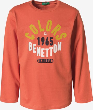 UNITED COLORS OF BENETTON Shirt in Orange: predná strana