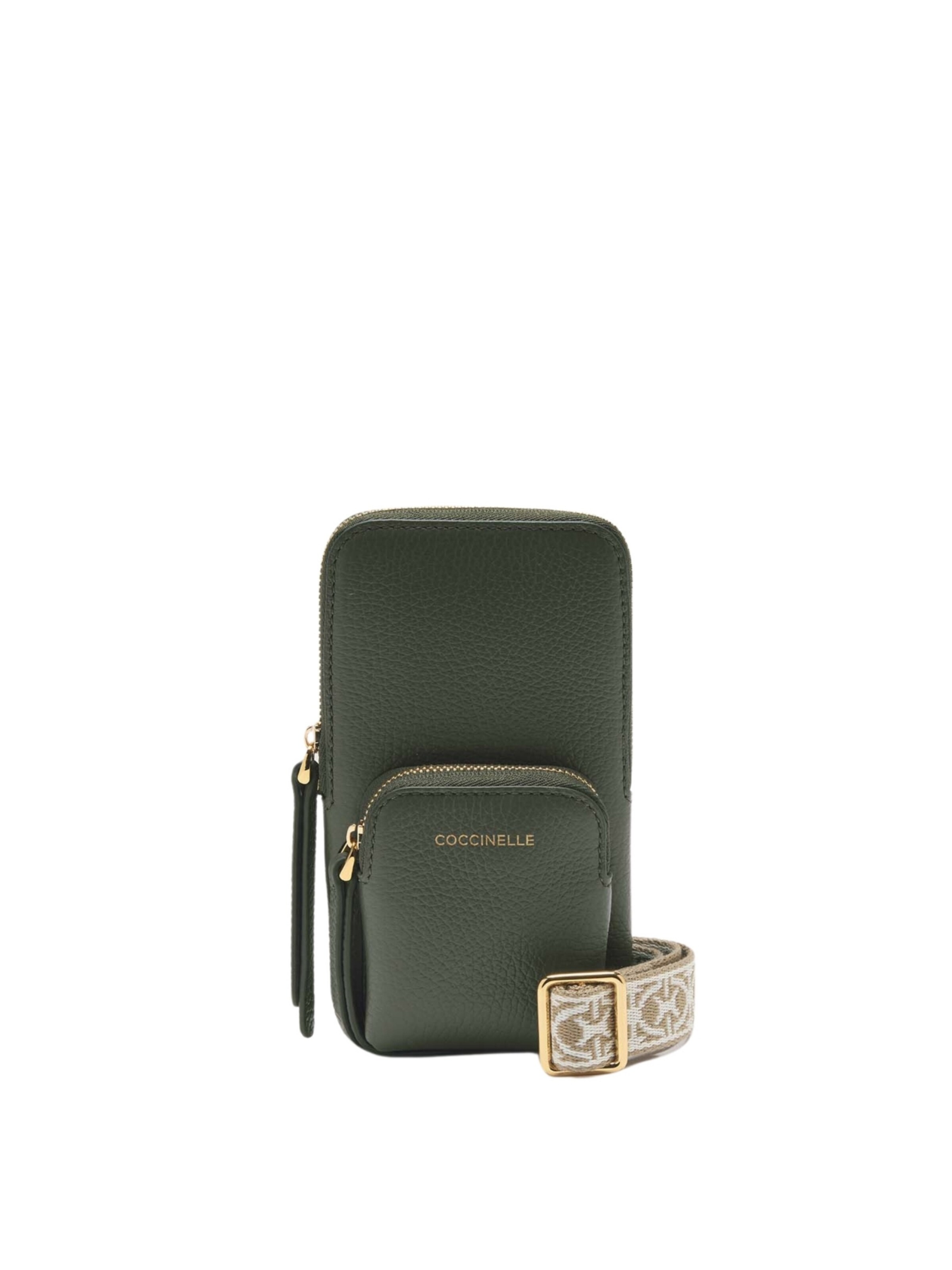 Custodia per smartphone 'COCCINELLE' di Coccinelle in verde: frontale