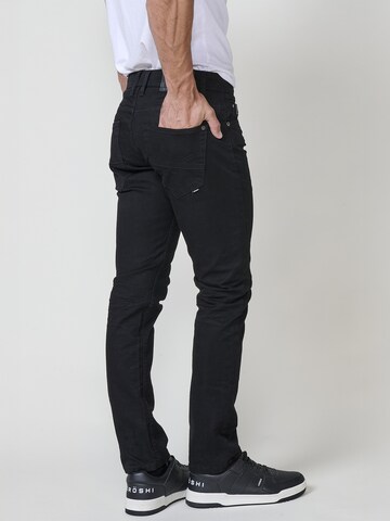 KOROSHI - Regular Calças de ganga em preto
