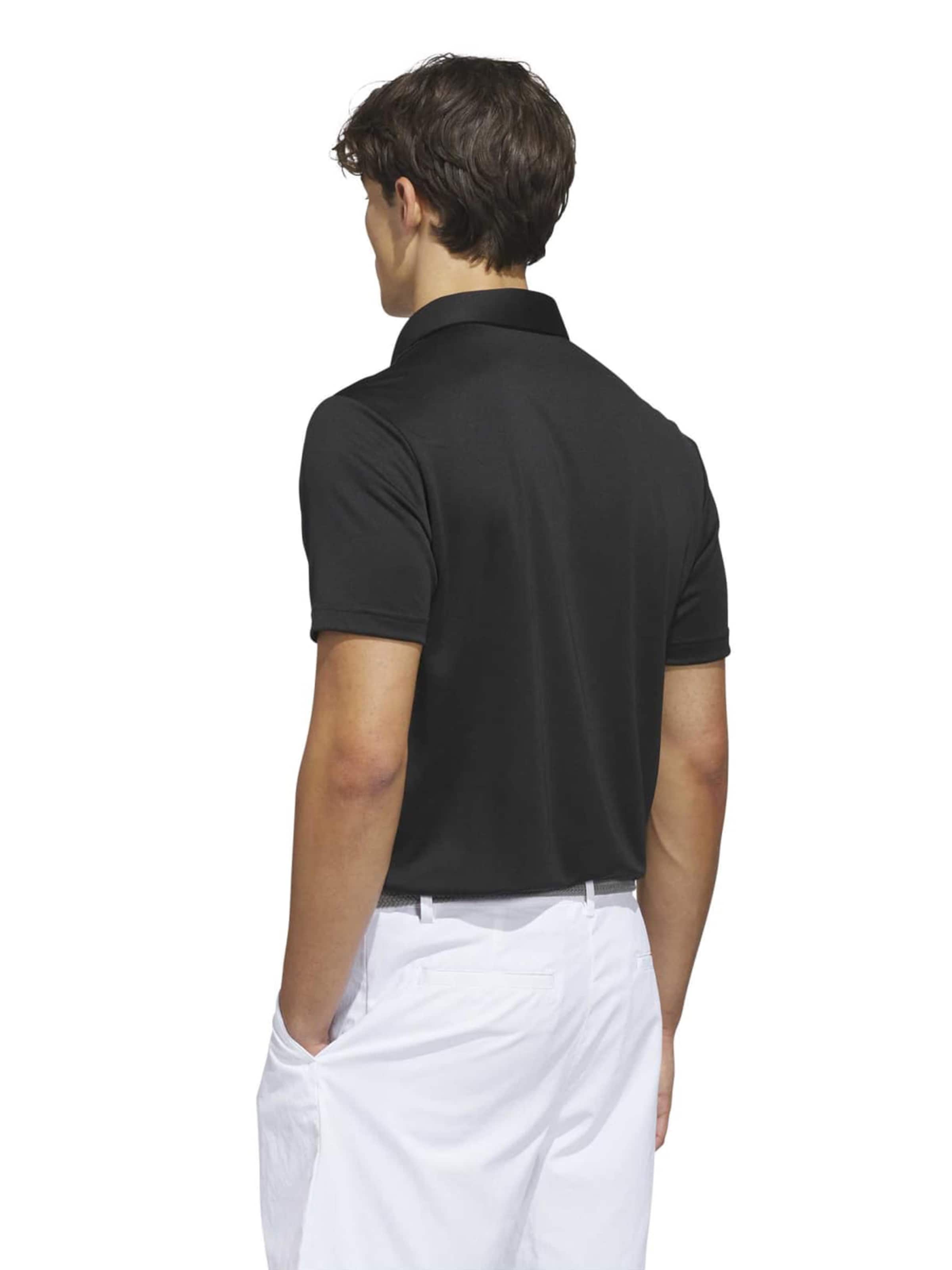 ADIDAS GOLF Funktsionaalne särk, värv must: tagant vaates