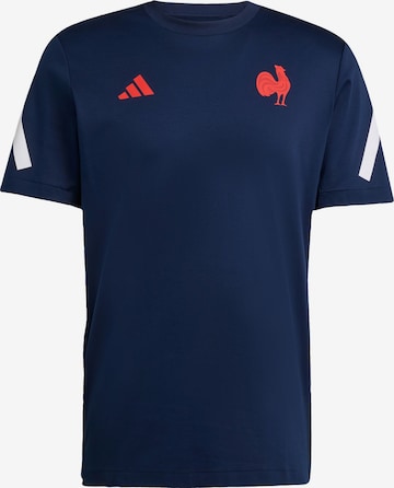 T-Shirt fonctionnel 'France Travel' ADIDAS PERFORMANCE en bleu : devant