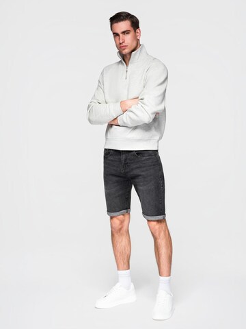 Ombre Regular Jeans in Schwarz