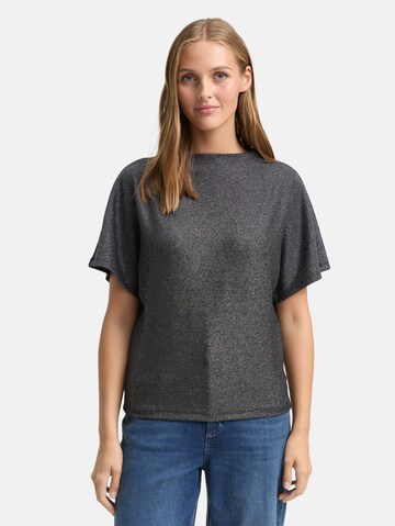 TOM TAILOR DENIM Shirt in Black: front