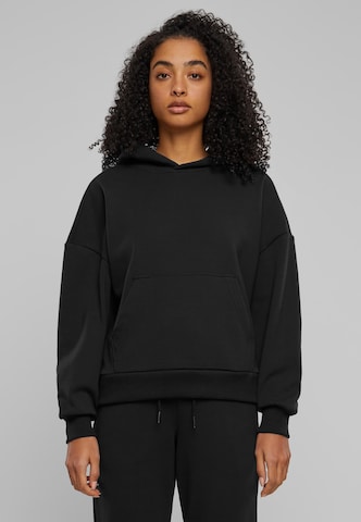 Urban Classics Sweatshirt in Black: front