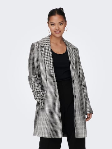 JDY Between-Seasons Coat 'Emma' in Black: front