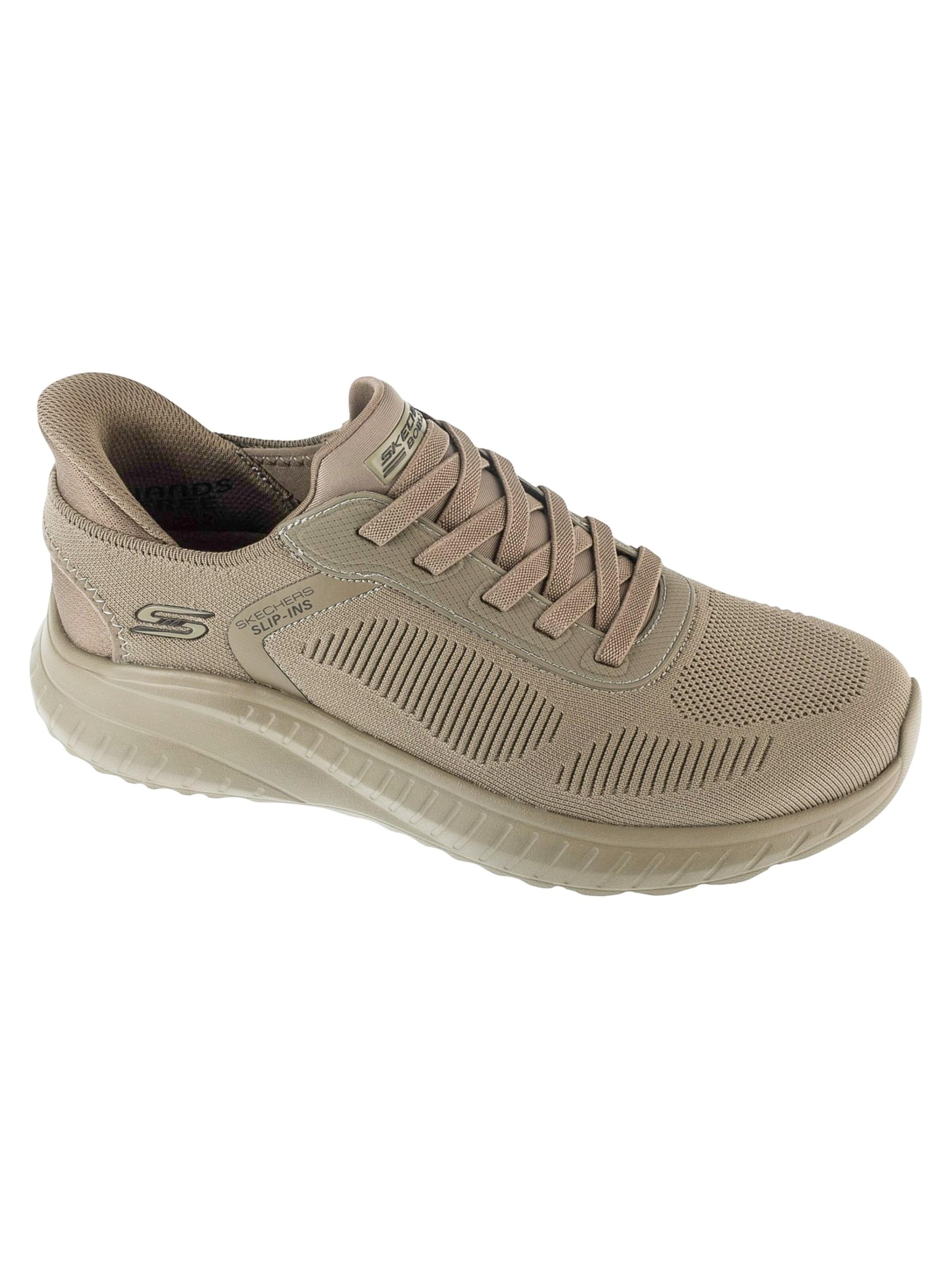 SKECHERS Sneaker low 'Slip-Ins: BOBS Squad Chaos - Solid Step,slip-ins'‌‌‌‌‌‌‌ in Braun: Vorderseite