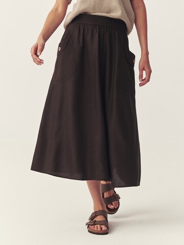 TATUUM Rok 'Mila' in Bruin: voorkant