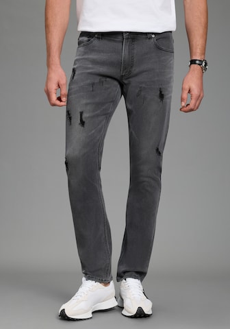 Bruno Banani Slim fit Jeans in Grey: front