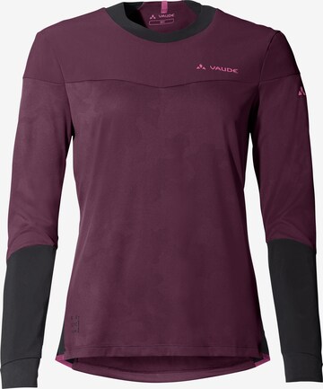 VAUDE Functioneel shirt in Lila: voorkant