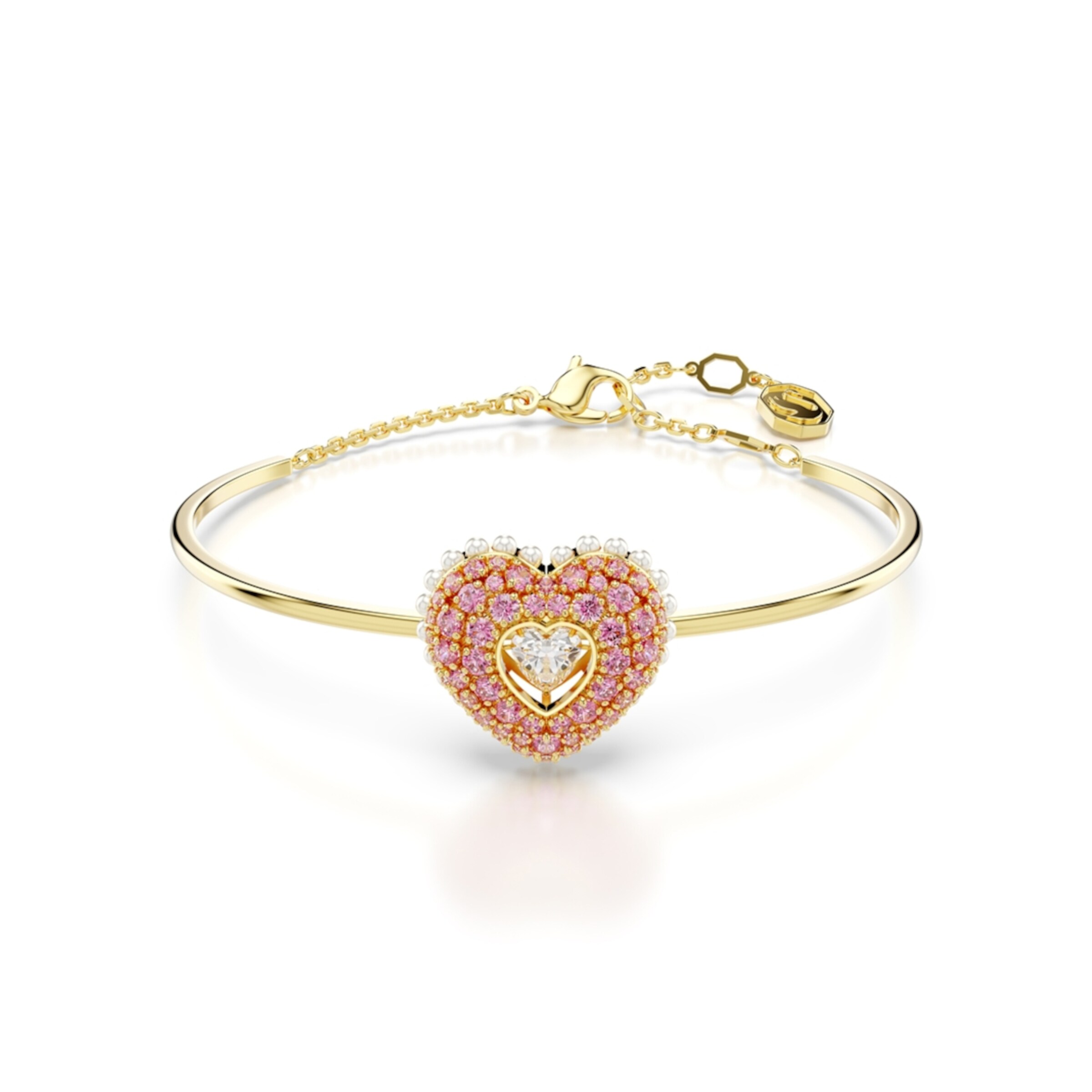 Bracelet Swarovski en or : devant