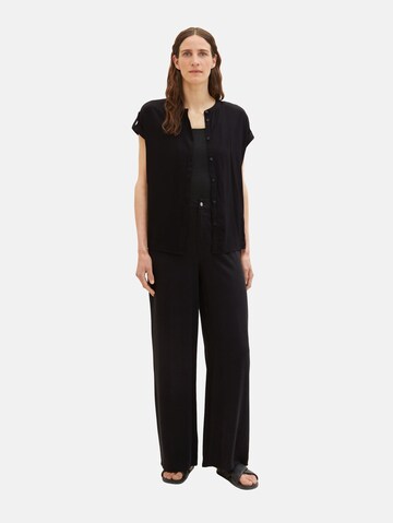 TOM TAILOR - Blusa en negro