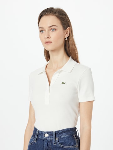 LACOSTE Poloshirt in Weiß: predná strana