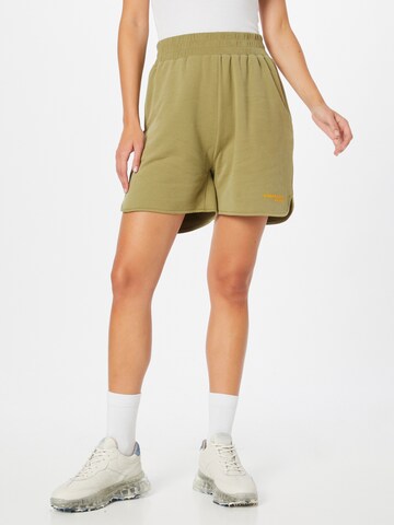 Karo Kauer Loose fit Trousers in Green: front