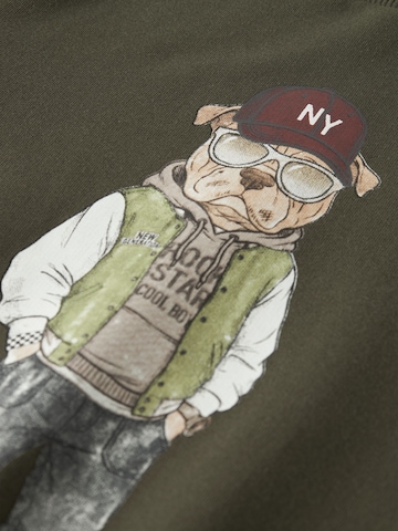 NAME IT Sweatshirt 'NKMOklokken' i brun