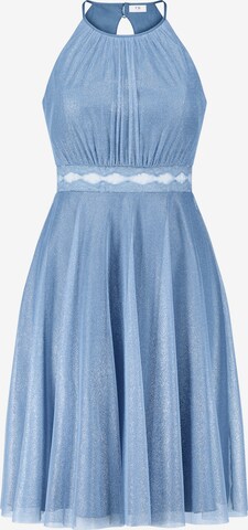 Robe de cocktail Vera Mont en bleu : devant