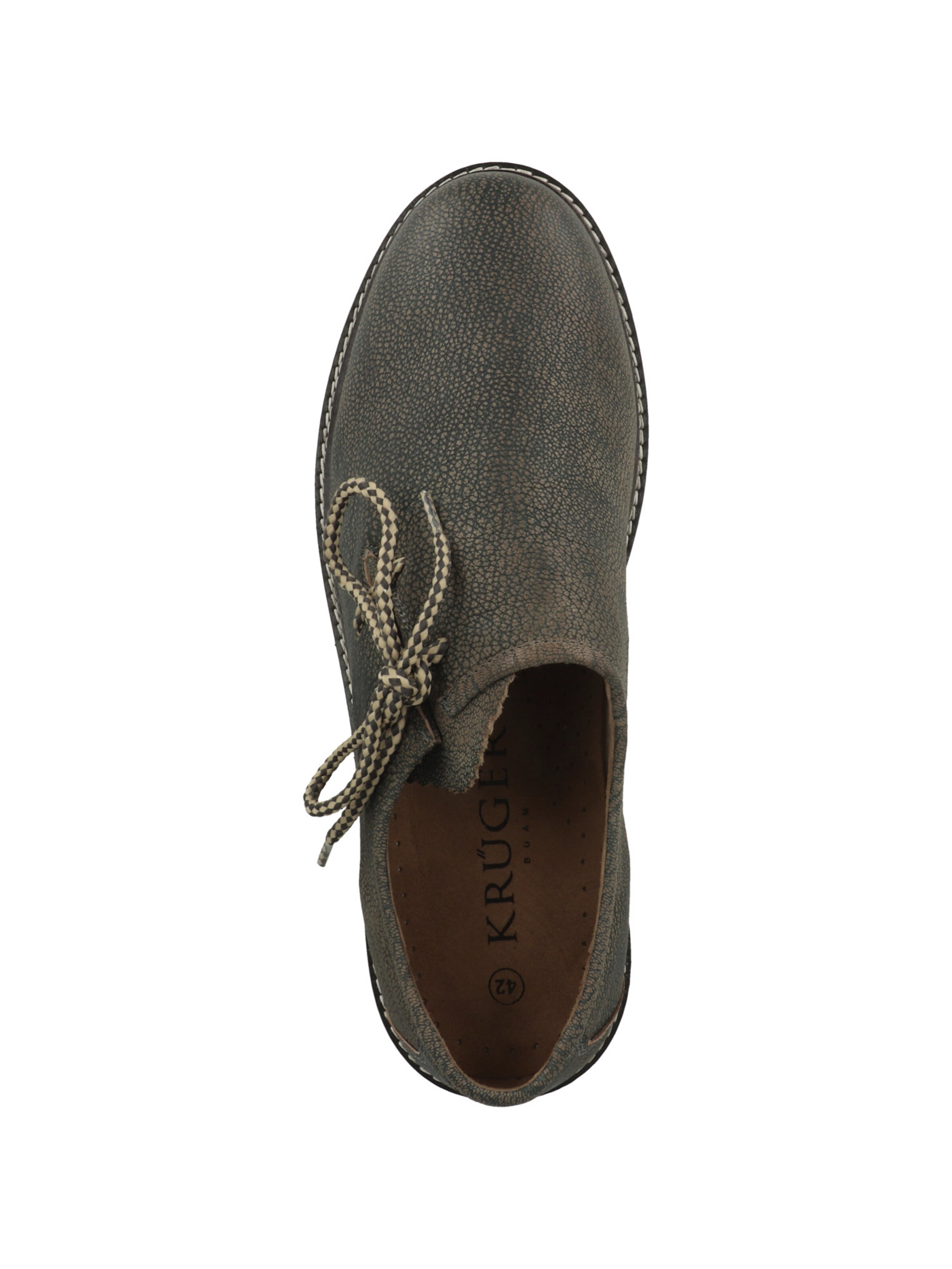 Chassure folklorique 'Bruno' Krüger Buam en gris