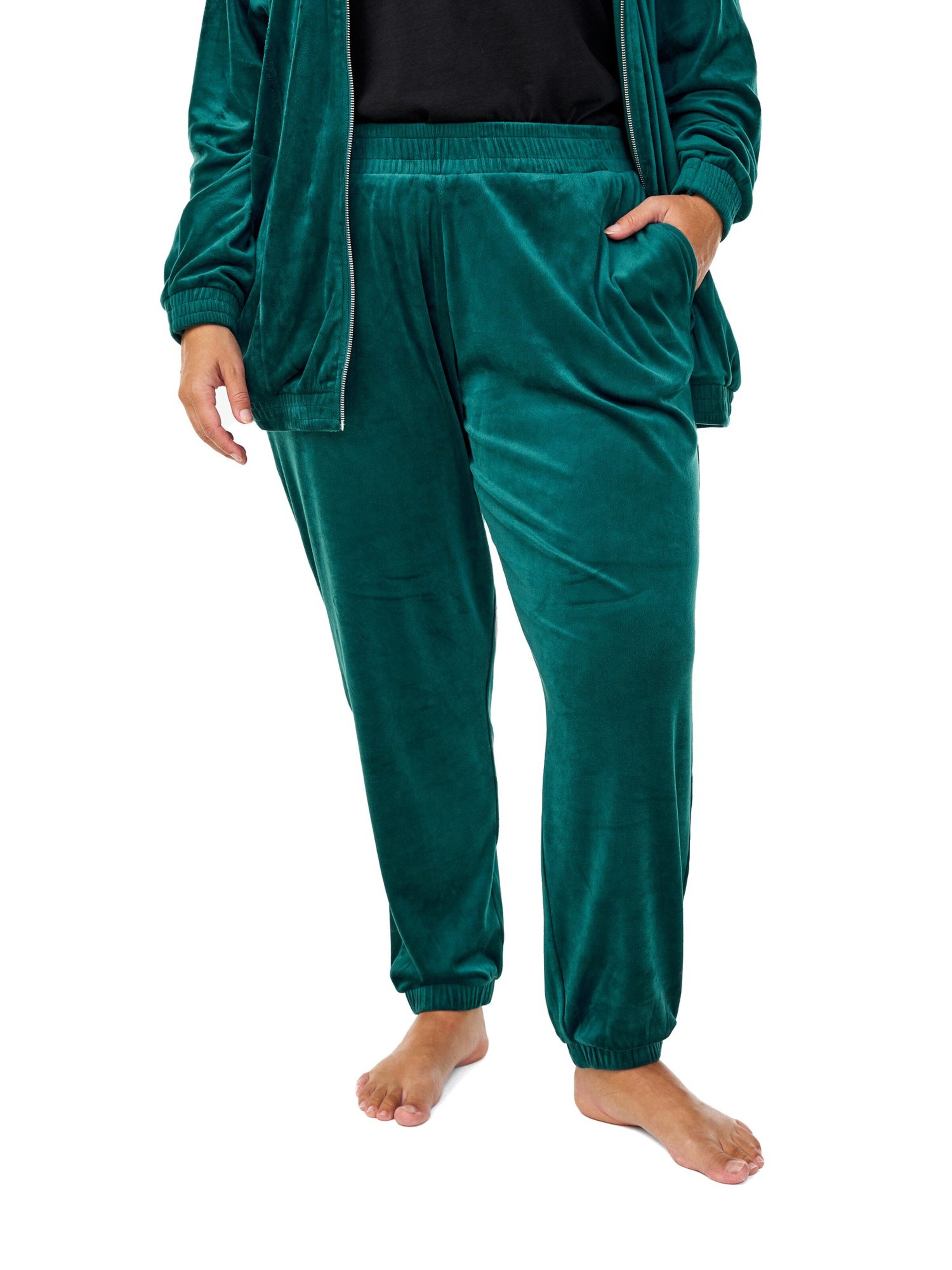 Zizzi Tapered Nadrág - zöld: elől