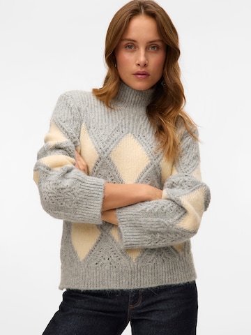 VERO MODA Свитер 'VMPaloma' в Серый