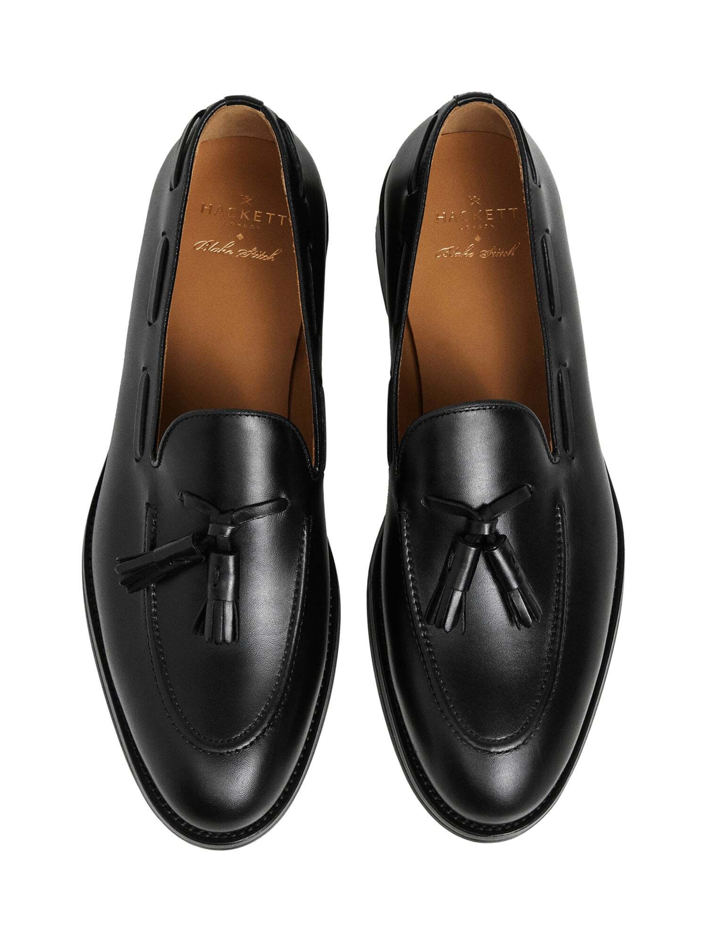 Hackett London Moccasins in Black