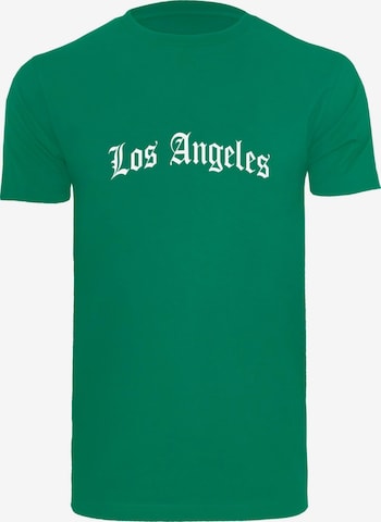 MT Men T-Shirt 'Los Angeles' in Grün: Vorderseite