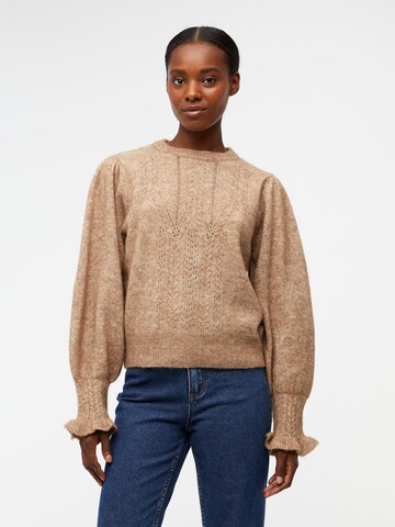 OBJECT Sweater 'Ophelia' in Brown: front