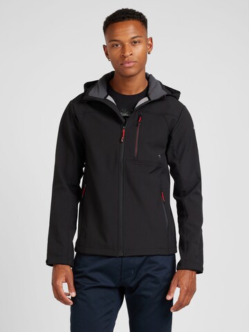 ICEPEAK Outdoorjacke 'BEEDEVILLE' in Schwarz: Vorderseite