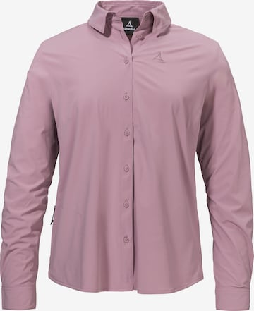 Chemisier fonctionnel 'Dunajec WMN' Schöffel en rose : devant