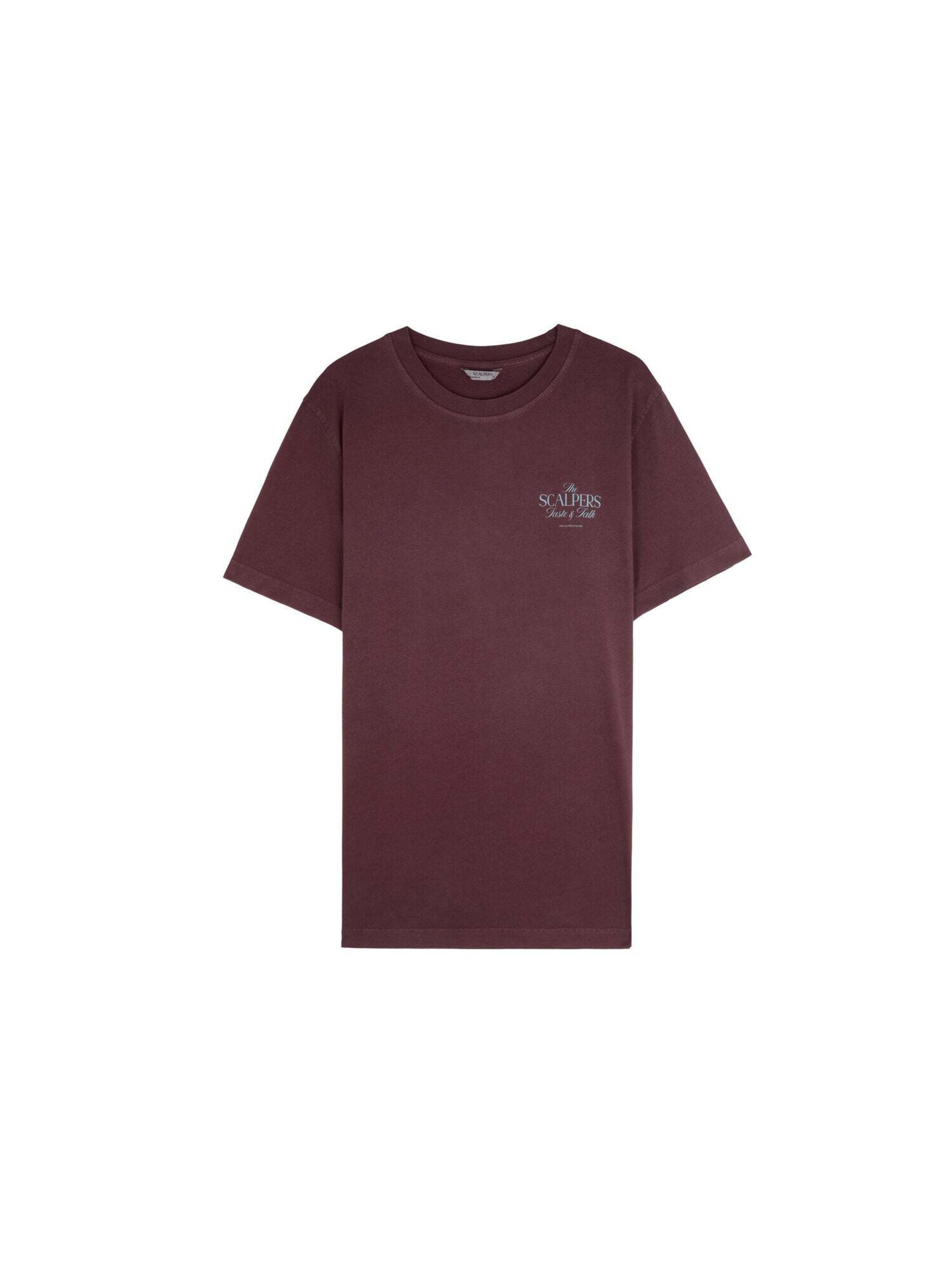 Tricou de la Scalpers pe roșu: față