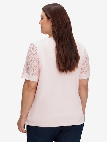 SHEEGO Set: T-Shirt und Weste in Pink