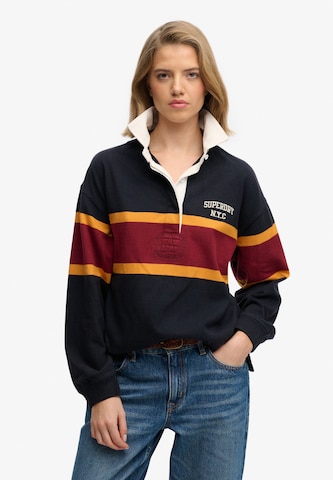 T-shirt 'Heritage' Superdry & Co en bleu : devant