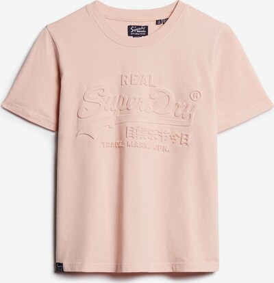 Superdry T-shirt en rose clair, Vue avec produit
