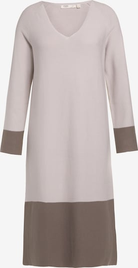 Ulla Popken Knitted dress in Cream / Taupe, Item view
