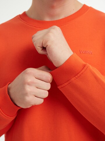 Sweat-shirt 'Spell' WEM Fashion en orange