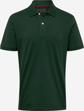 SELECTED HOMME T-shirt 'DAN' i grön: framsida