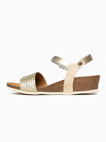 Bayton Sandal 'LEGANES' in Gold