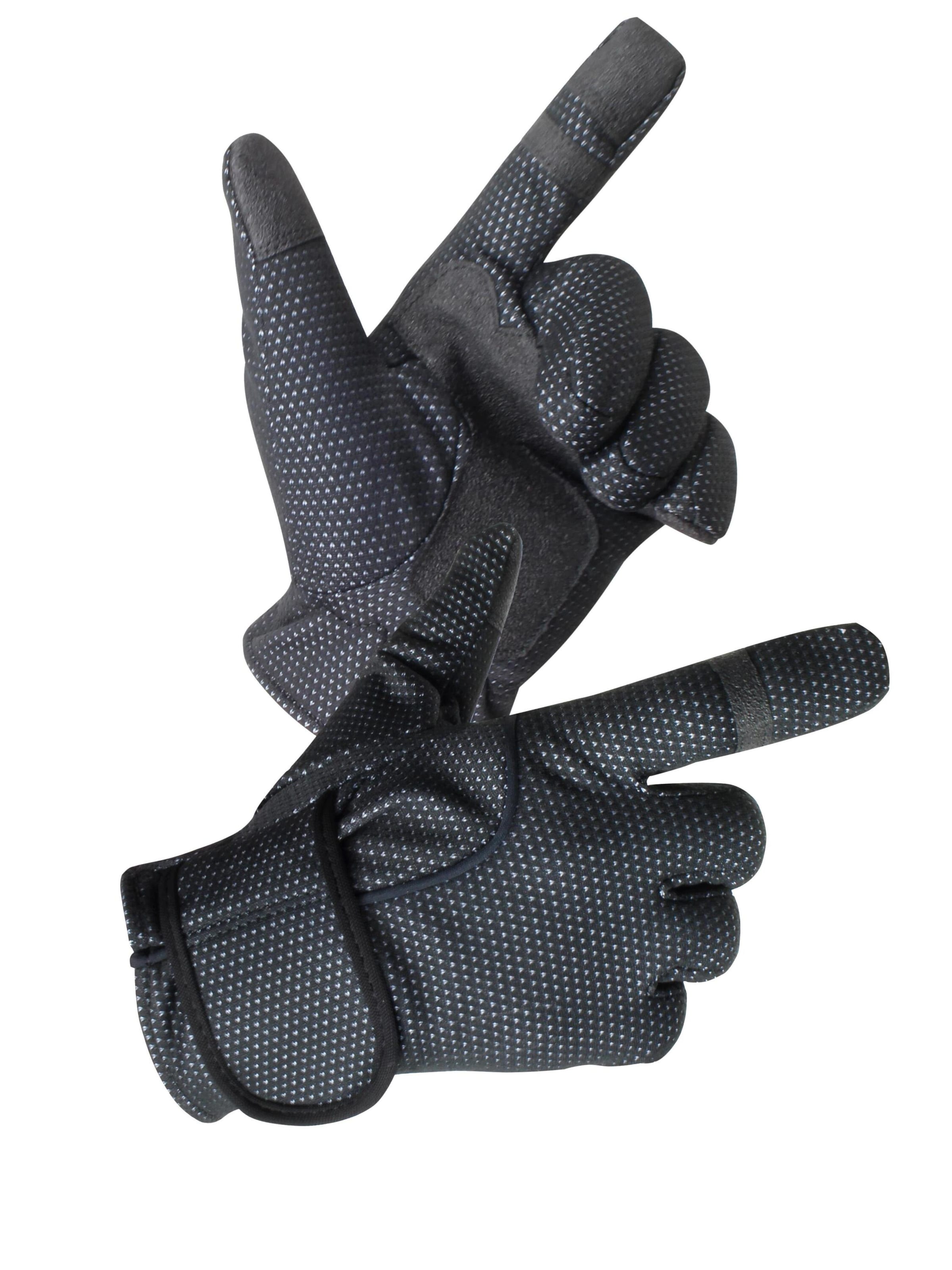 normani Sporthandschoenen 'Ice Runner' in Grijs: voorkant