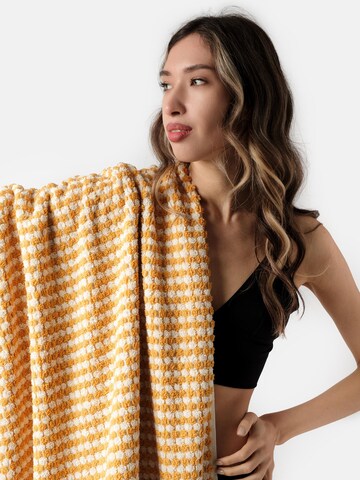 MARSIKOH Beach Towel 'PomPom' in Yellow