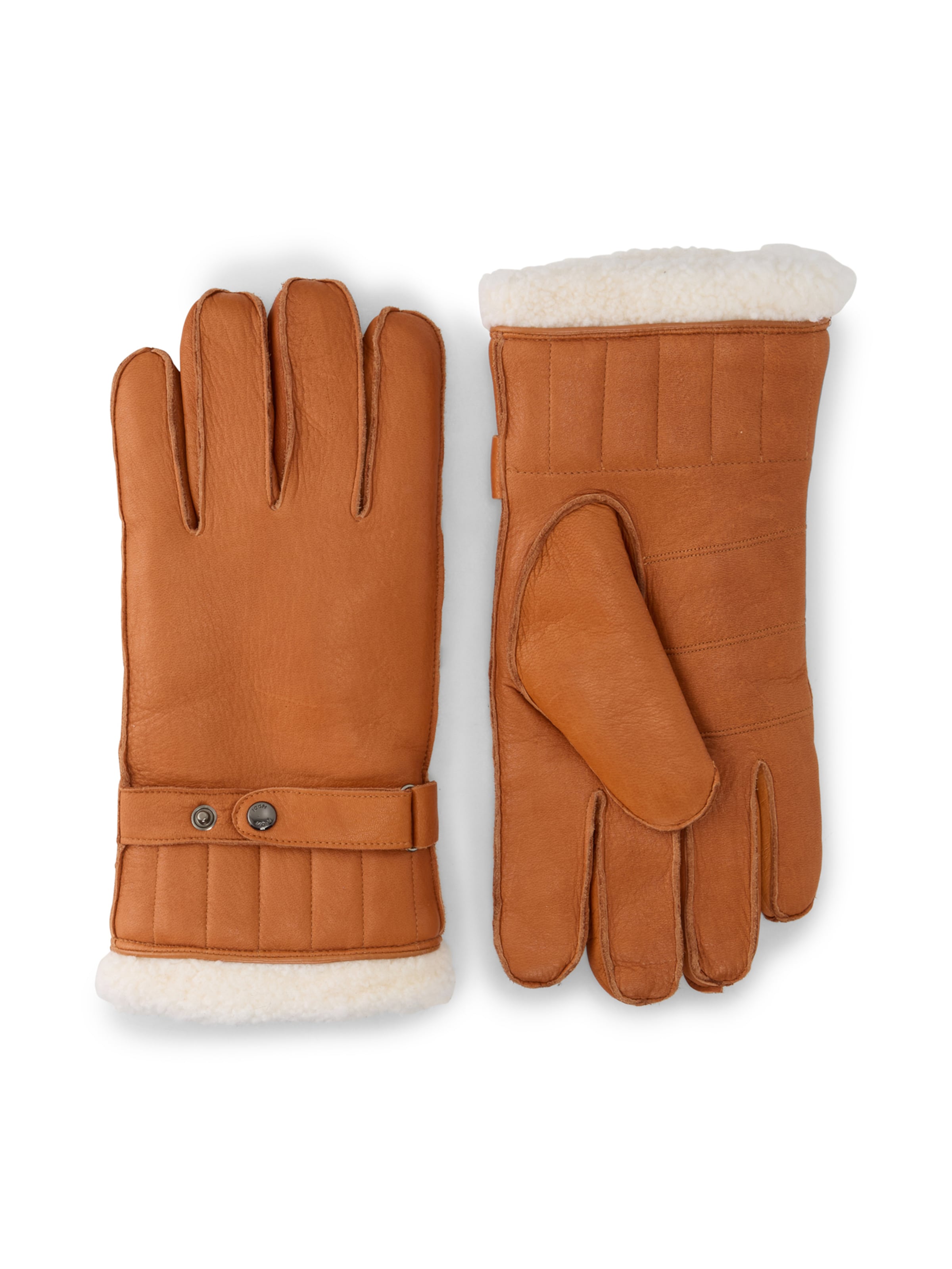 JOOP! Full finger gloves in Cream / Lobster, Item view