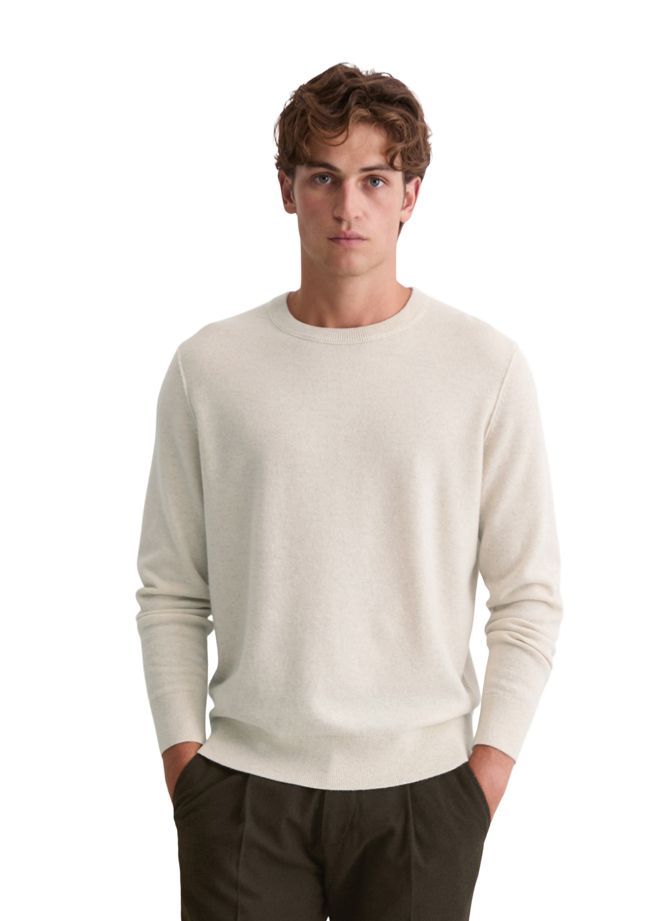 Marc O'Polo Sweater in Beige: front