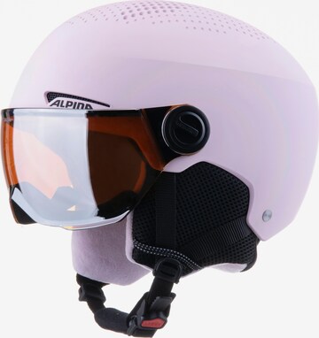 Alpina Skihelm 'Zupo Visor' in Pink: predná strana