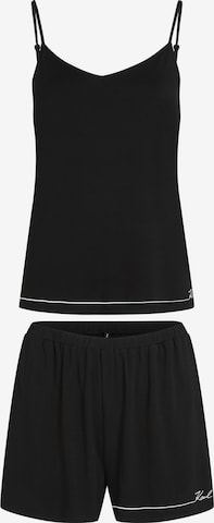 Karl LagerfeldKratke hlače za spavanje - crna boja: prednji dio