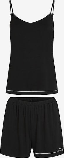 Karl Lagerfeld Kratke hlače za spavanje u crna / bijela, Pregled proizvoda