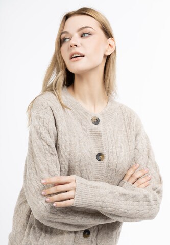 DreiMaster Vintage Knit Cardigan 'Zitha' in Beige