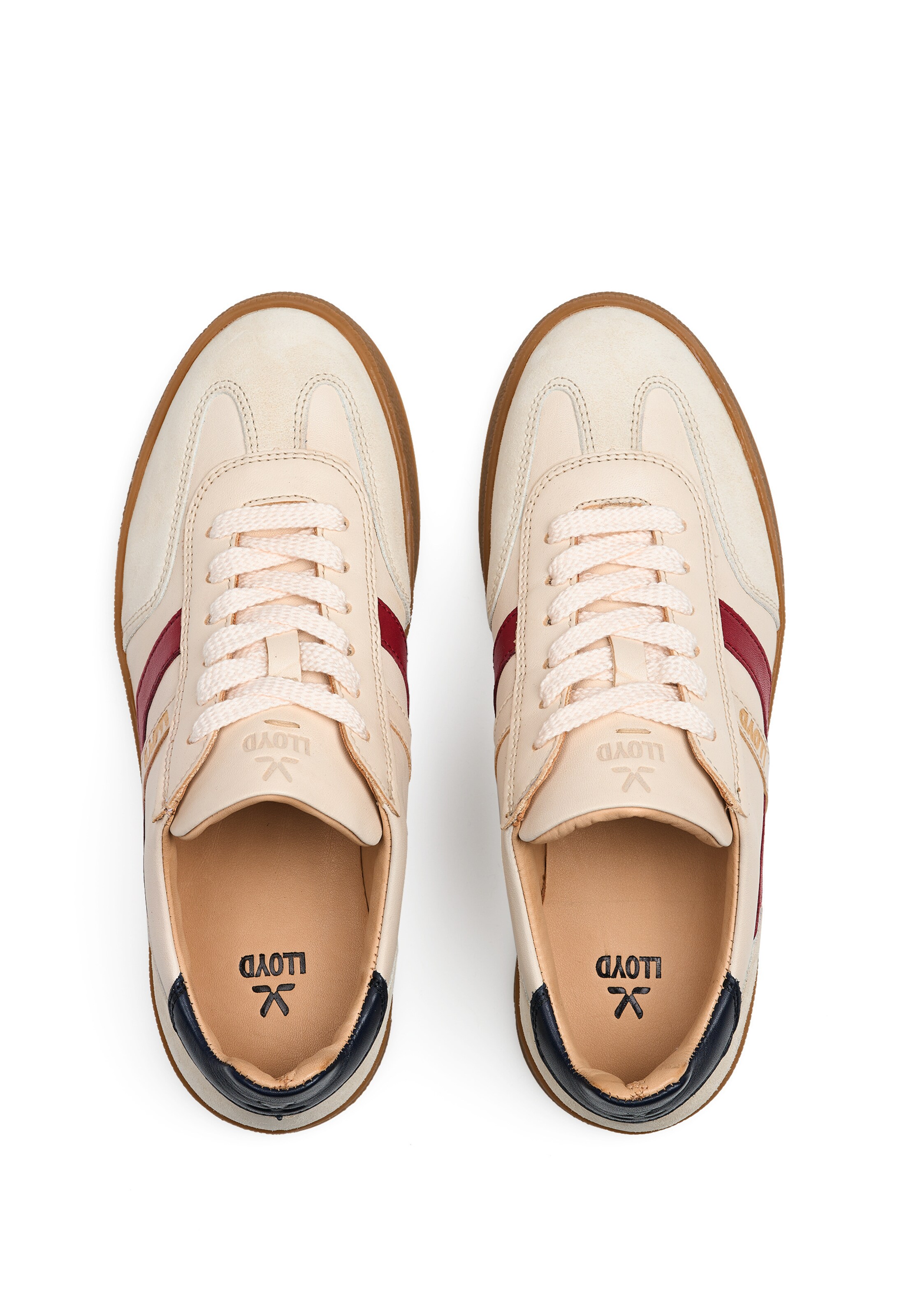 LLOYD Platform trainers in Beige