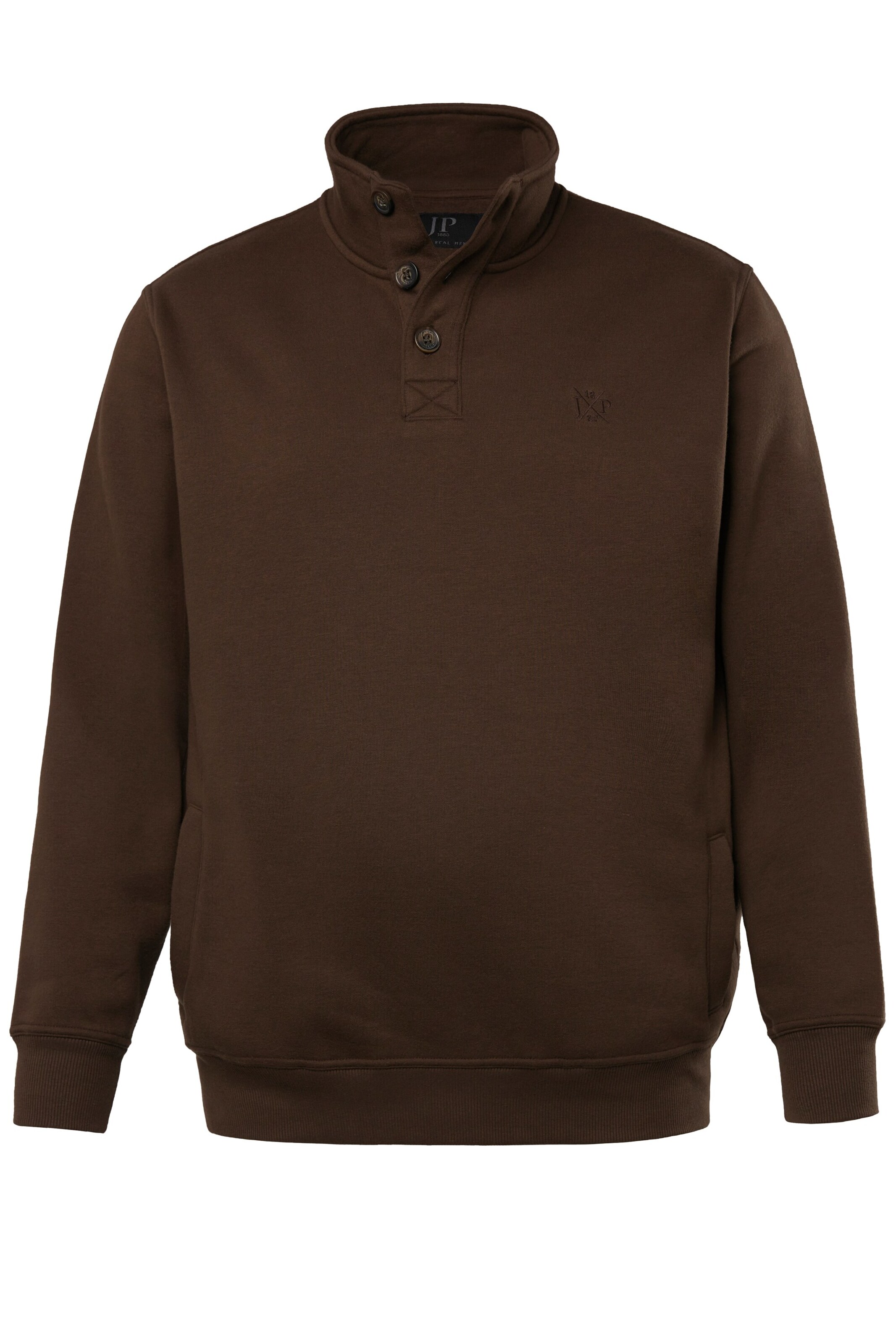 JP1880 Sweatshirt in Bruin: voorkant