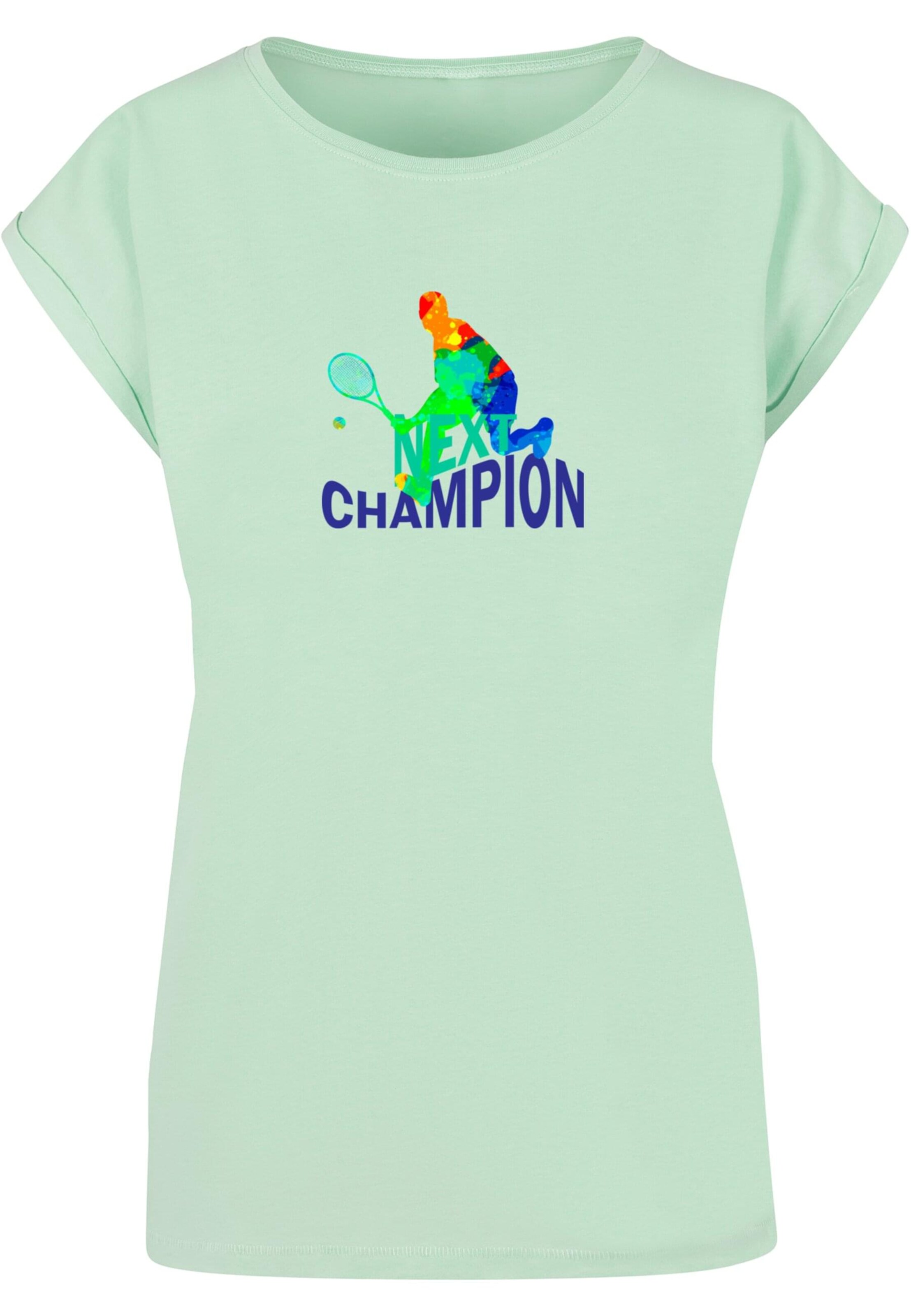 Merchcode Shirt 'Next Champion' in Green: front