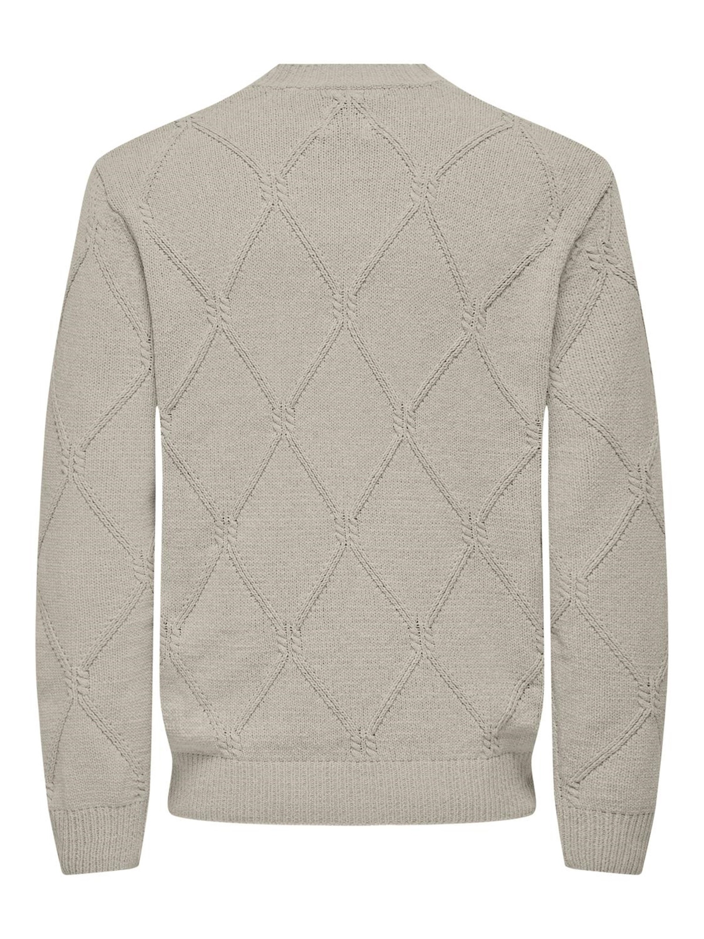 Only & Sons Sweater 'Farid' in Beige