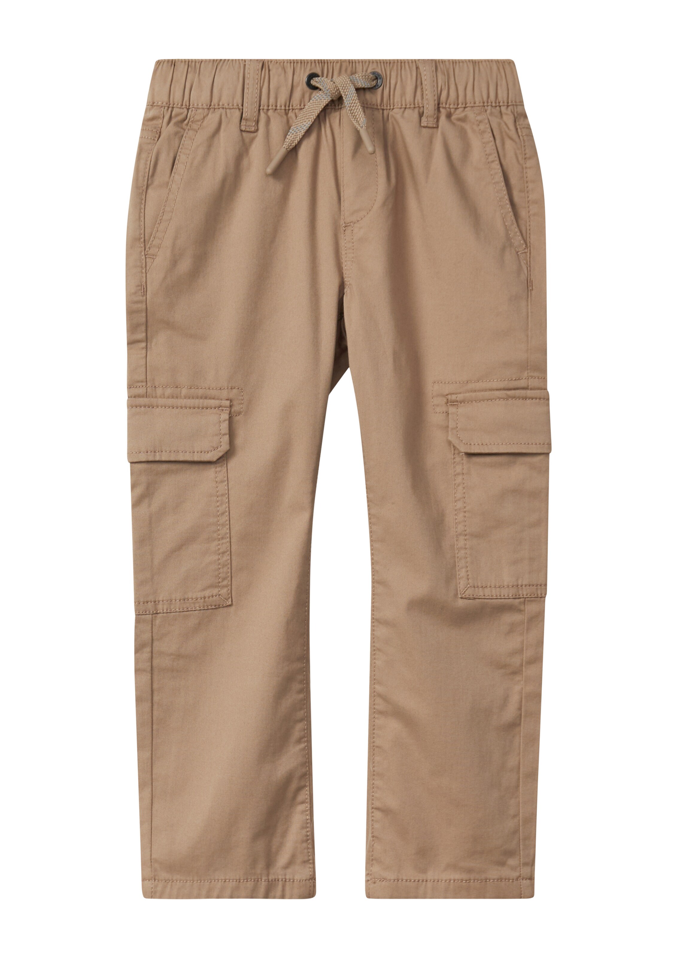 Regular Pantalon 'Pelle' s.Oliver en beige : devant