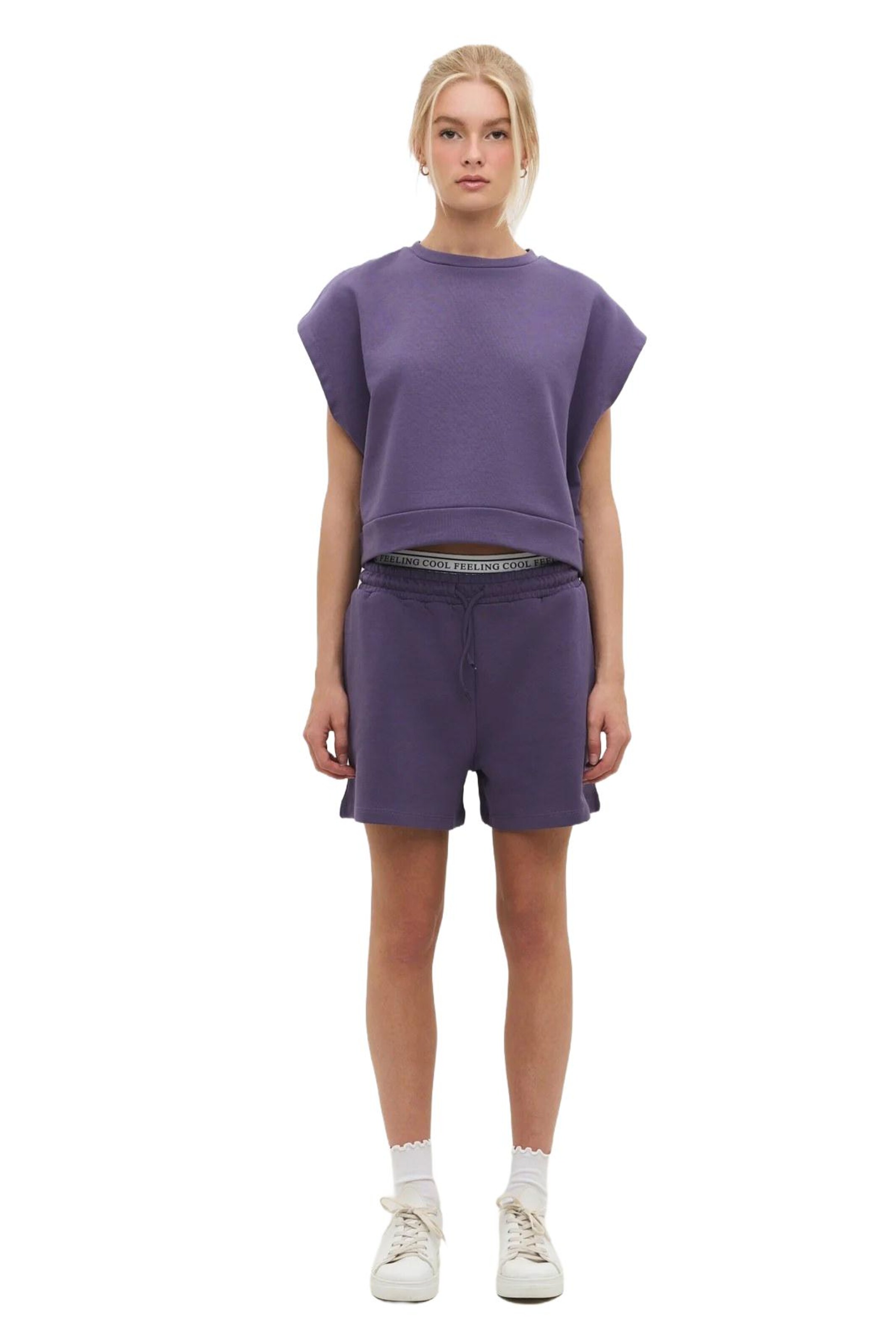 No Matter What Regular Broek in Lila: voorkant
