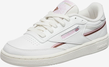 Reebok - Sapatilhas baixas 'Club C 85' em branco: frente